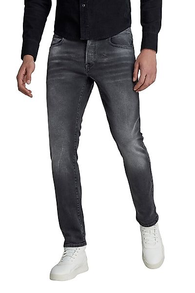 G-Star Herren Jeans 3301 Slim Fit - Grau - Antic Charcoal günstig online kaufen