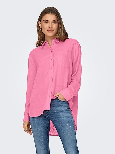 ONLY Longbluse ONLTOKYO L/S LINEN BLEND günstig online kaufen