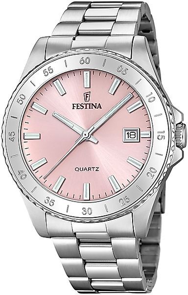 Festina Quarzuhr F20428/A, Armbanduhr, Damenuhr, Edelstahlarmband, günstig online kaufen