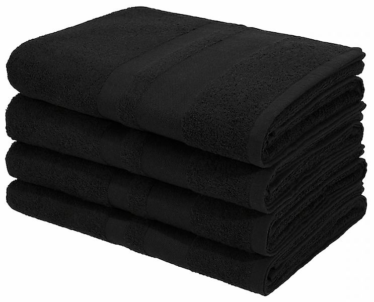 my home Duschtücher »Vanessa 4x 70x140cm«, (Set, 4 St., 4er Set Badetücher günstig online kaufen