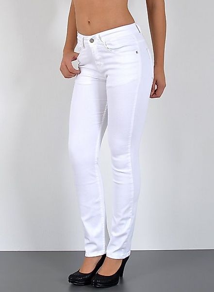 ESRA Straight-Jeans Damen Jeans Gerade hohe günstig online kaufen