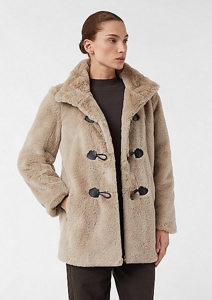 comma Funktionsjacke Outdoor-Jacke Jacke aus Fake Fur mit Duffle-Verschluss günstig online kaufen