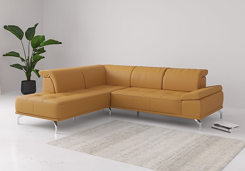 Places of Style Ecksofa Caluna, Inkl.Sitztiefenverstellung, günstig online kaufen