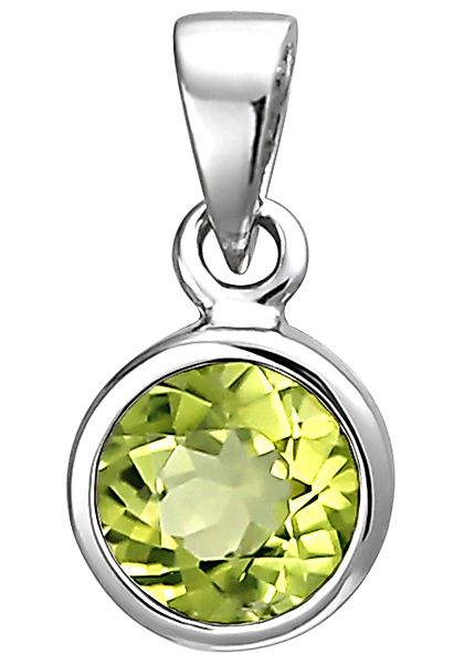 JOBO Kettenanhänger Anhänger mit Peridot, 925 günstig online kaufen