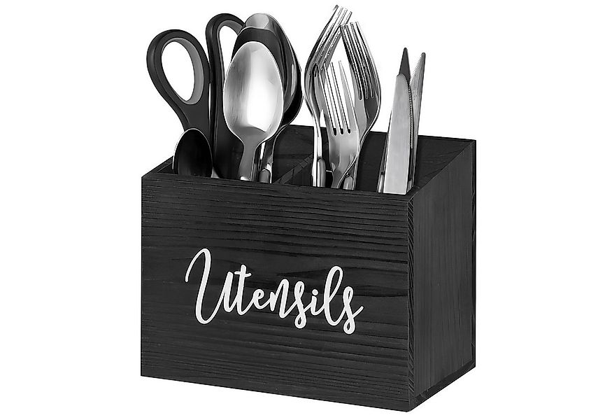 BlingBin Besteckhalter Utensilienhalter aus Holz, küchenutensilienhalter Ut günstig online kaufen