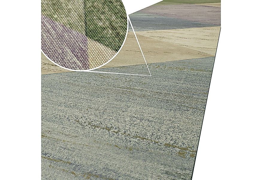 ANRO Küchenläufer Hochwertig GreenLine Flurläufer Teppichläufer Textil, Eck günstig online kaufen