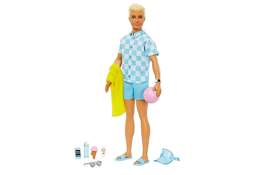 Mattel® Anziehpuppe Mattel HPL74 - Barbie Strandtag Ken günstig online kaufen