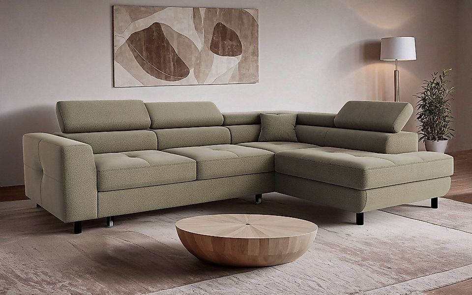 OTTO home Ecksofa AADEN Schlafsofa 254 cm - OTTO. Verlässliche Qualität., m günstig online kaufen