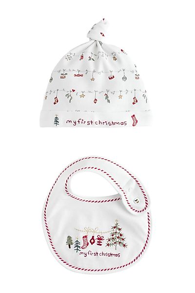 Next Erstlingsmütze Mütze und Lätzchen, My günstig online kaufen