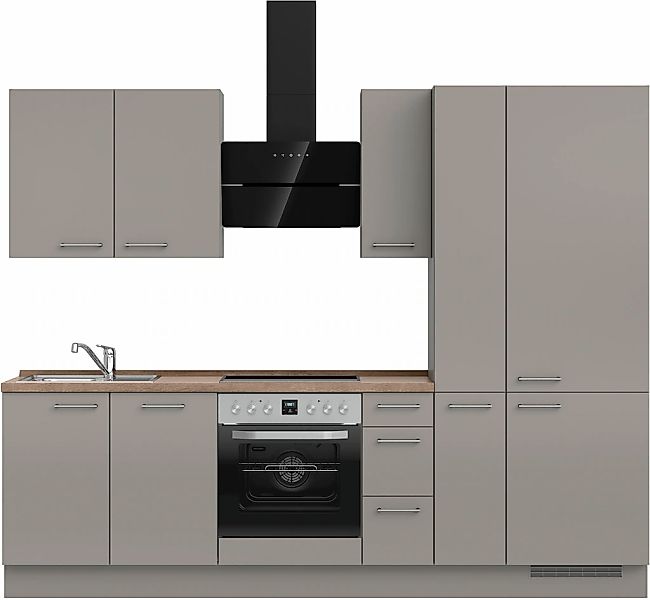 nobilia Küchenzeile ""Laser II", Ausrichtung wählbar, Breite 270 cm" vormon günstig online kaufen