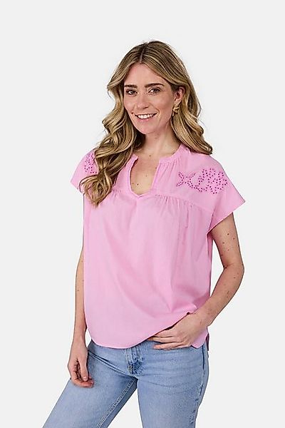 Lieblingsstück Kurzarmbluse mit Stickerei günstig online kaufen