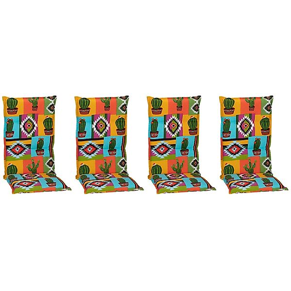 Beo Sitzauflage Hochlehner Tijuana 4er Set Bunt günstig online kaufen