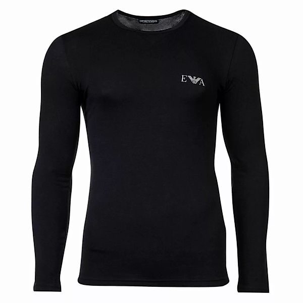EMPORIO ARMANI Herren T-Shirt - Langarm, Rundhals, Slim Fit, Stretch Cotton günstig online kaufen