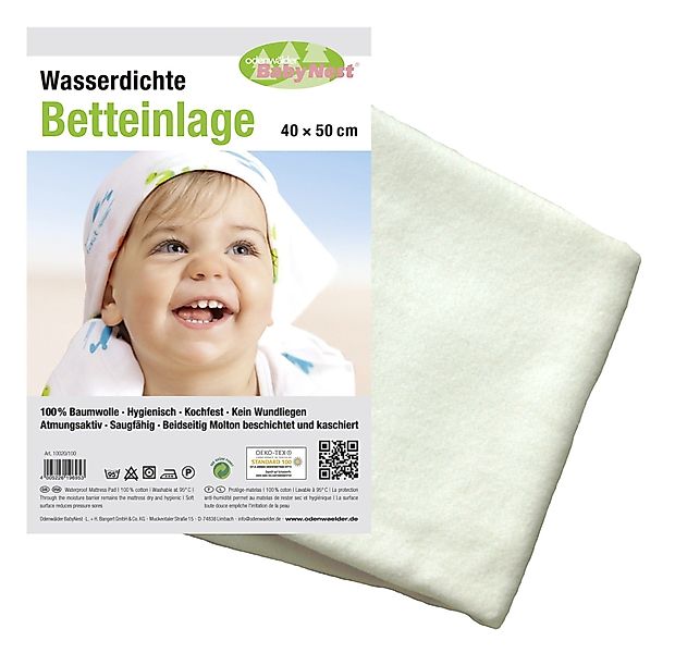 Matratzenauflage Wasserdichte Betteinlage aus reiner Baumwolle günstig online kaufen