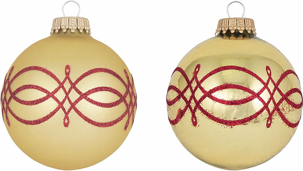 Krebs Glas Lauscha Weihnachtsbaumkugel "CBK40230, Weihnachtsdeko, Christbau günstig online kaufen