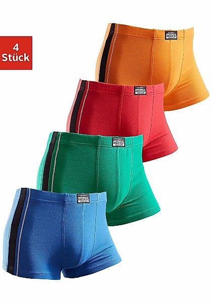 AUTHENTIC UNDERWEAR Boxer "Boxershorts für Herren", (Packung, 4 St.), mit k günstig online kaufen