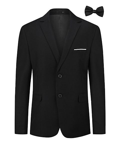 Allthemen Anzugsakko (2 tlg) mit Fliege Herren Sakko Slim Fit Anzugjacke fü günstig online kaufen