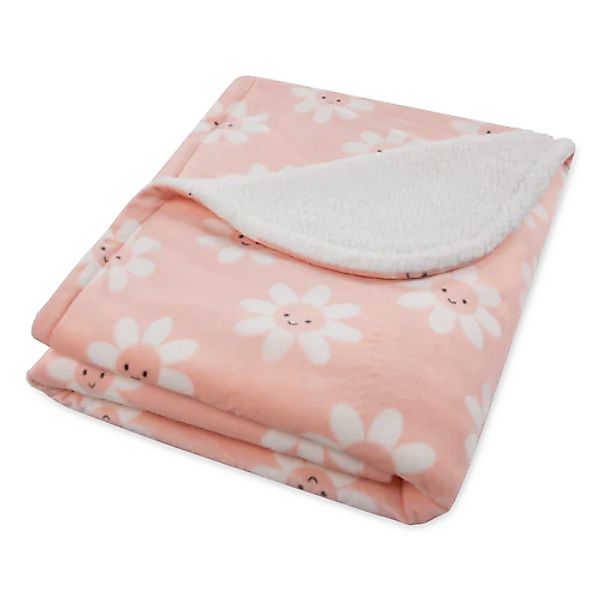 HUGGIES babywear Babydecke »HGHG PLUSH BLANKET«, supersoft, mit süßem Blume günstig online kaufen