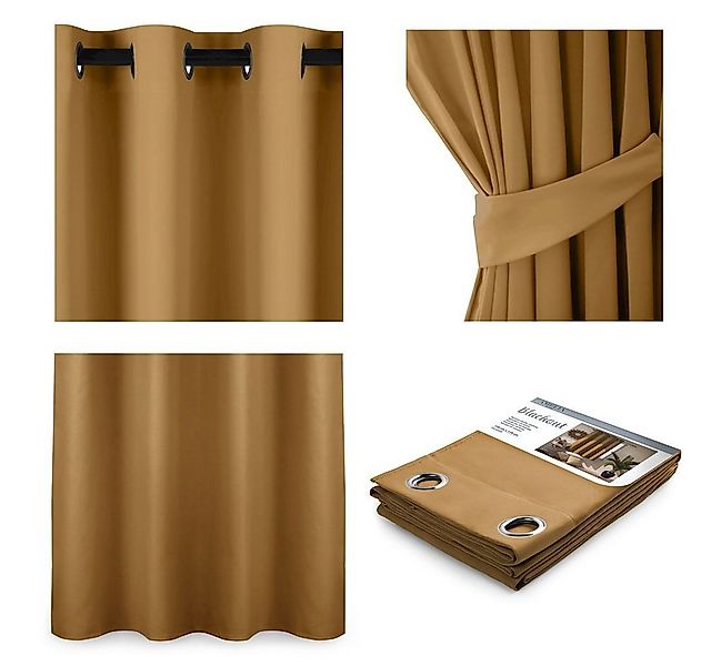 texpot Vorhang Vorhang Ösenschal blickdicht Verdunklungsvorhang (1 St), Öse günstig online kaufen