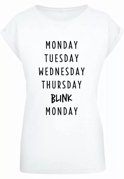 MisterTee T-Shirt MisterTee Damen Ladies Blink Extended Shoulder Tee (1-tlg günstig online kaufen