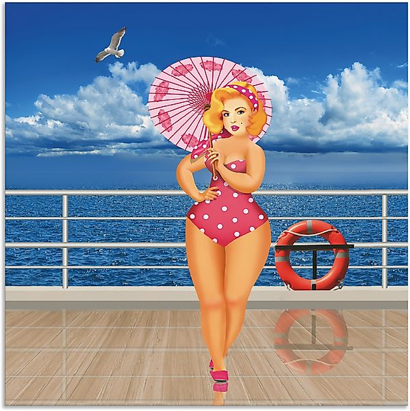 Artland Wandbild "Pin-Up Girl", Bilder von Frauen, (1 St.), als Alubild, Ou günstig online kaufen