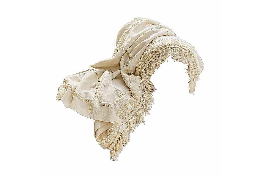 Mirabeau Tagesdecke Plaid Rousseline creme günstig online kaufen