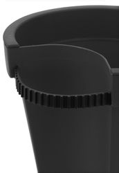 Spetebo Blumentopf Kunststoff Blumentopf für Regenrohr günstig online kaufen