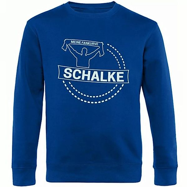 multifanshop Sweatshirt Schalke - Meine Fankurve - Pullover günstig online kaufen