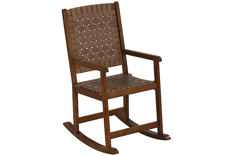 COSTWAY Schaukelstuhl, mit Armlehne, Wippfunktion Holz 100kg günstig online kaufen