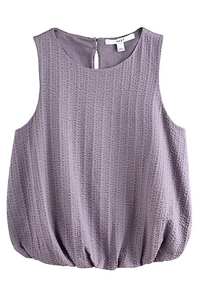 Next Shirttop Ärmelloses Top mit Ballonsaum günstig online kaufen