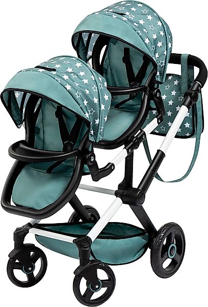 Bayer Puppen-Zwillingsbuggy Xeo Twin grün, mit günstig online kaufen