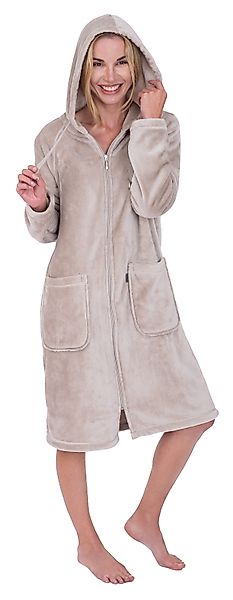 Wewo fashion Damenbademantel 6601, Kurzform, Wellsoft-Microfaser, günstig online kaufen