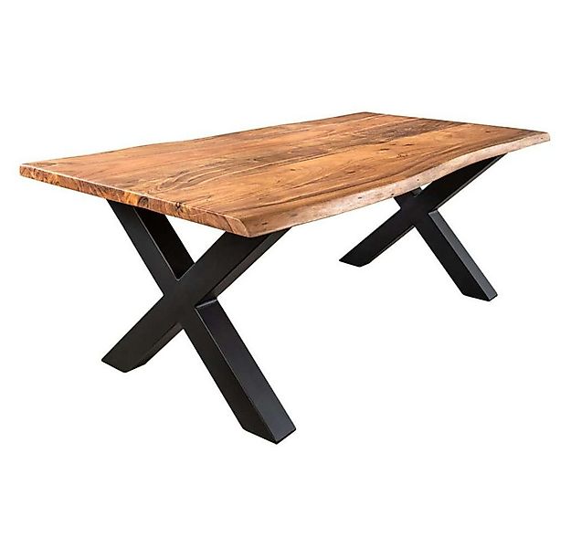 LebensWohnArt Couchtisch Massiver Couchtisch ARBOL 120cm Akazie natural Bau günstig online kaufen