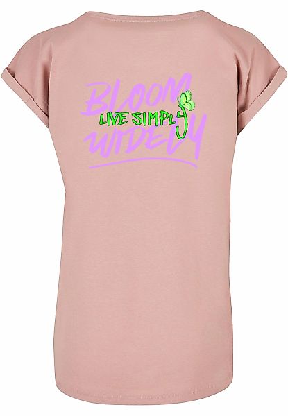 Merchcode T-Shirt "Merchcode Damen Ladies Never Too Late Extended Shoulder günstig online kaufen