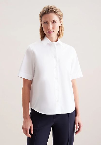 seidensticker Hemdbluse "Schwarze Rose" 1/2 Uni günstig online kaufen