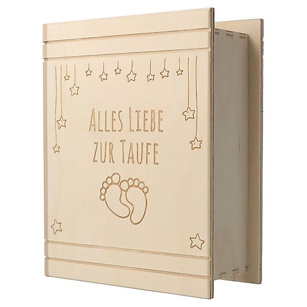 Spruchreif® Spardose Spardose Buch Holz mit günstig online kaufen