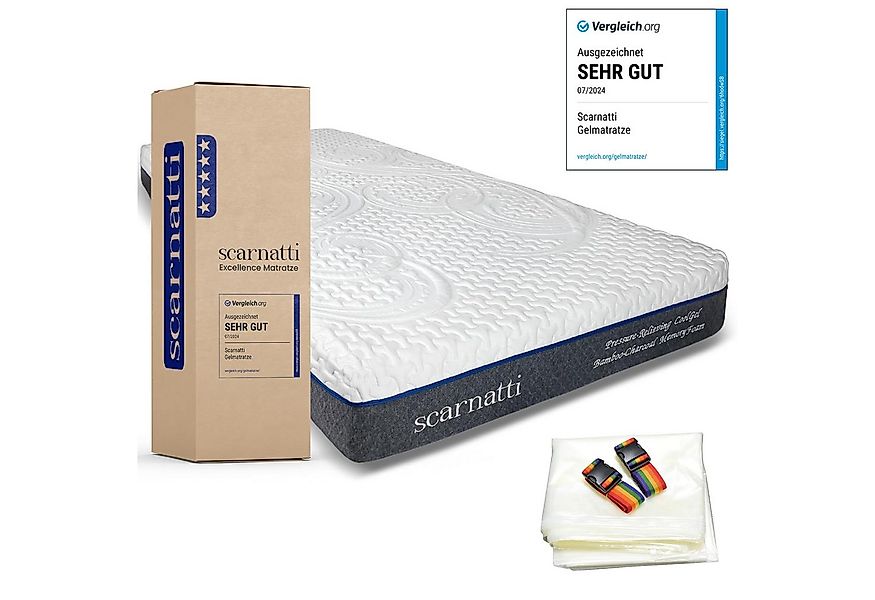 Kaltschaummatratze Scarnatti™ Gel Memory Foam Matratze - 7-Zonen, 2-in-1 Dr günstig online kaufen