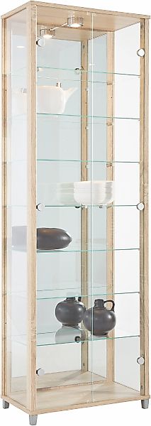 fif möbel Vitrine "OPTIMA", Standvitrine/Glasvitrine 2x Glastür,perfekt für günstig online kaufen