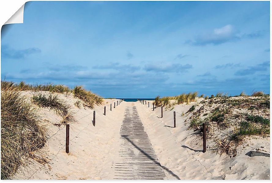 Artland Wandbild "Strandaufgang an Küste der Ostsee", Strandbilder, (1 St.) günstig online kaufen