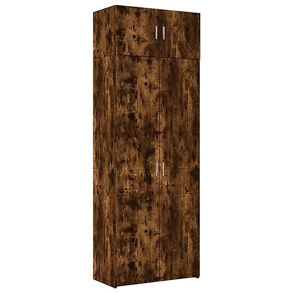 vidaXL Hochschrank Räuchereiche 80x42,5x225 cm Holzwerkstoff 3281354 günstig online kaufen