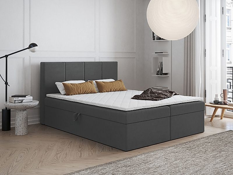 Godre Boxspringbett mit Bettkasten FARO 200x200 günstig online kaufen