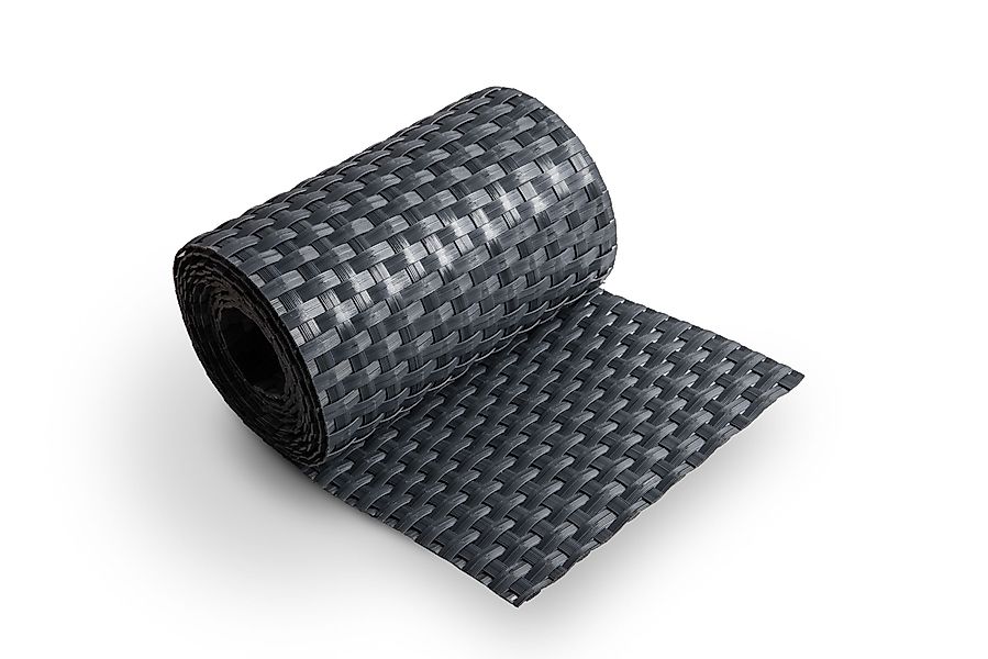 dynamic24 Sichtschutzstreifen, Polyrattan Sichtschutz Streifen 2,55m günstig online kaufen