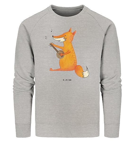 Mr. & Mrs. Panda Longpullover Fuchs Gitarre Größe S - Heather Grey - Gesche günstig online kaufen