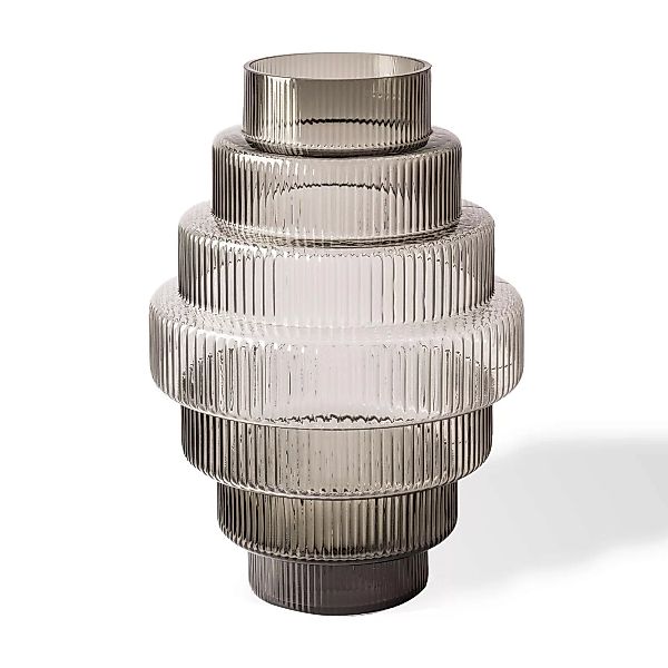 pols potten - Steps Vase S - grau/H x Ø 30x20cm günstig online kaufen