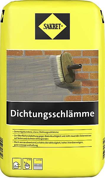 Sakret Dichtstoff Sakret Dichtungsschlämme 10 kg günstig online kaufen