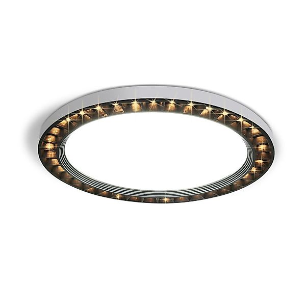 ZMH LED Deckenleuchte Modern Dimmbar(Außenring) IP44 günstig online kaufen