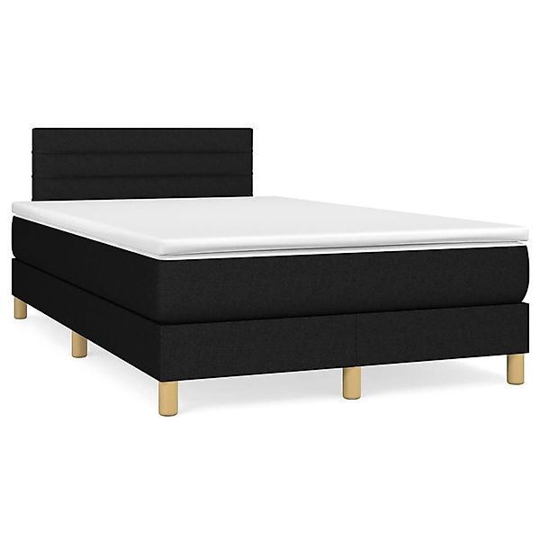 vidaXL Boxspringbett mit Matratze Taupe 120x200 cm Stoff1373275 günstig online kaufen
