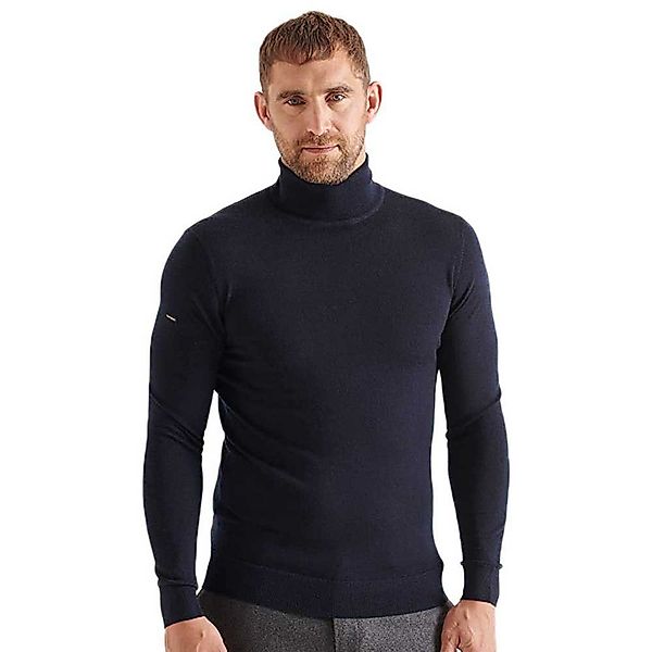 Superdry Studios Merino Rollkragen Sweater XL Eclipse Navy günstig online kaufen