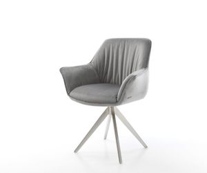 DELIFE Polsterstuhl Keila-Flex, mit Armlehnen Kreuzgestell günstig online kaufen