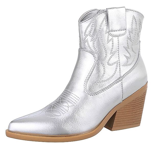 Ital-Design Damen Cowboyboots Western Westernstiefelette (88671873) günstig online kaufen